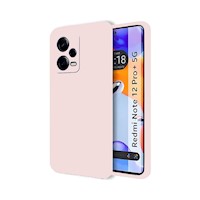 Case generico rosado para celular Redmi Note 12 - silicona